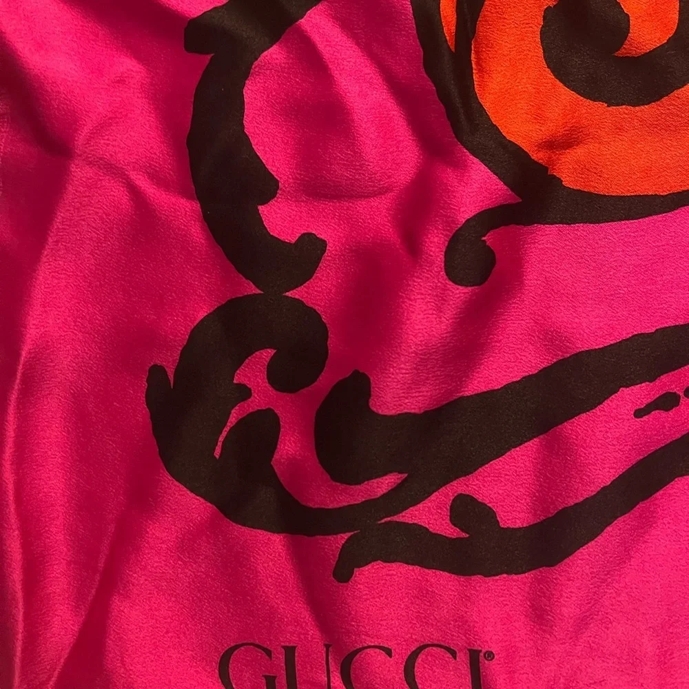 Gucci Vibrant Silk Scarf